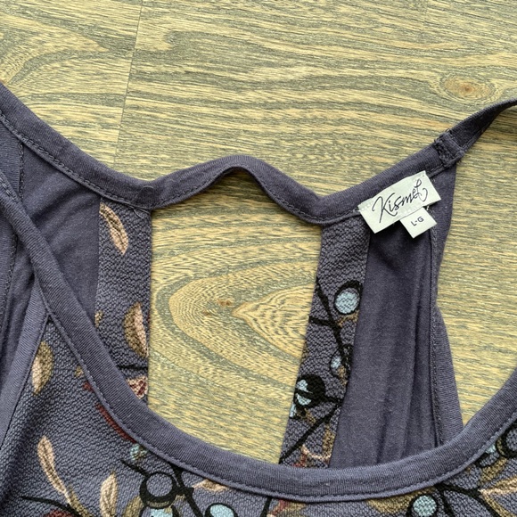 Women’s Kismet Flowy Tank with Cutaway neck - Picture 4 of 7